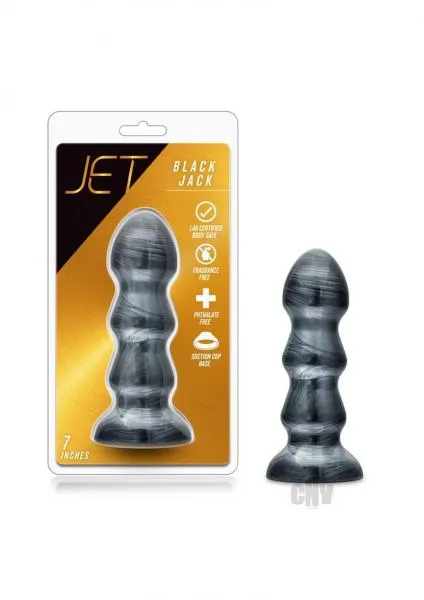 Anal Blush Jet Black Jack Carbon Metallic Black Butt Plug Anal Blush Jet Black Jack Carbon Metallic Black Butt Plug
