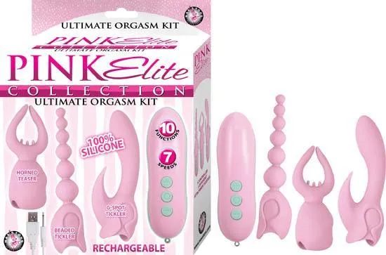 Nasstoys Vibrators Pink Elite Collection Ultimate Orgasm Kit Pink Nasstoys Vibrators Pink Elite Collection Ultimate Orgasm Kit Pink