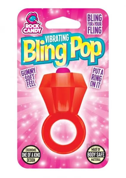 Rock Candy Rock Candy Bling Pop Ring Red Vibrating Cock Ring Couples Rock Candy Rock Candy Bling Pop Ring Red Vibrating Cock Ring Couples