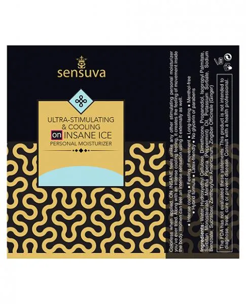 Sensuva Ultra Stimulating On Insane Ice Personal Moisturizer 193oz Sensuva Female Sex Toys Sensuva Ultra Stimulating On Insane Ice Personal Moisturizer 193oz Sensuva Female Sex Toys