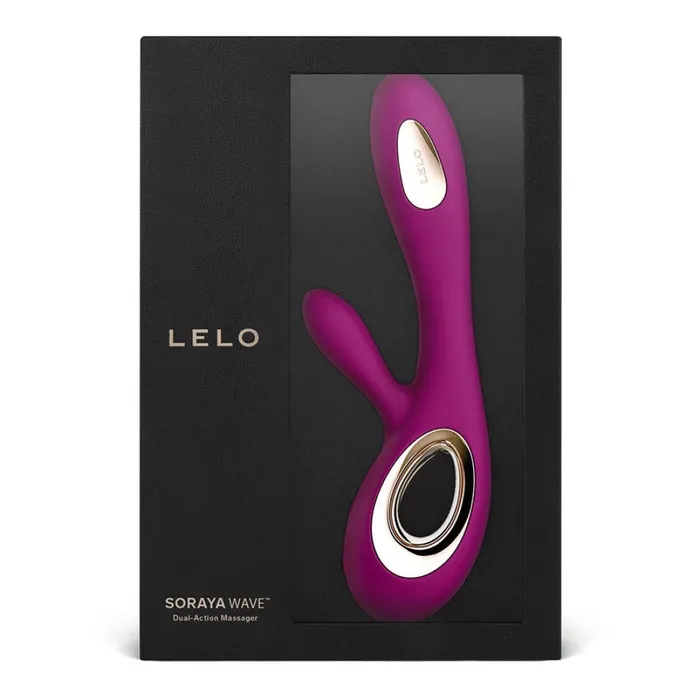 Lelo Vibrators Lelo Soraya Wave Dual Action Massager Deep Rose