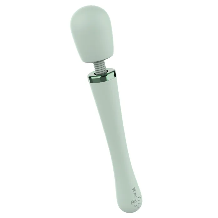 Rechargeable silicone massager Glam XL Wand green Dream Toys Female Sex Toys
