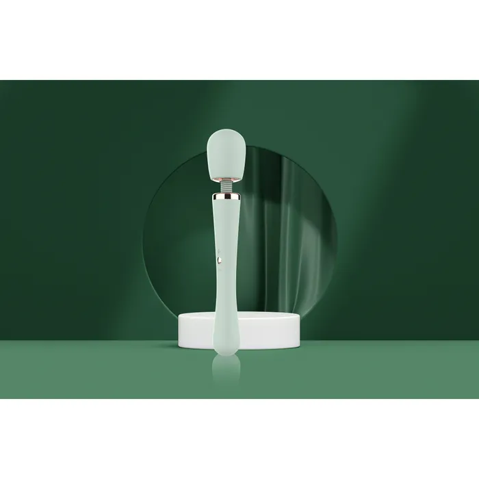Rechargeable silicone massager Glam XL Wand green Dream Toys Female Sex Toys