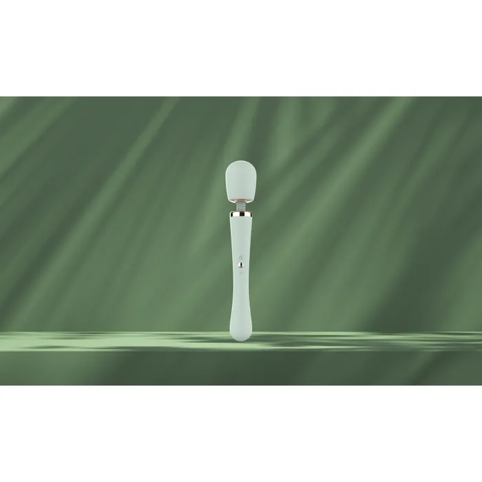 Rechargeable silicone massager Glam XL Wand green Dream Toys Female Sex Toys