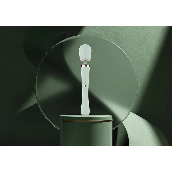 Rechargeable silicone massager Glam XL Wand green Dream Toys Female Sex Toys
