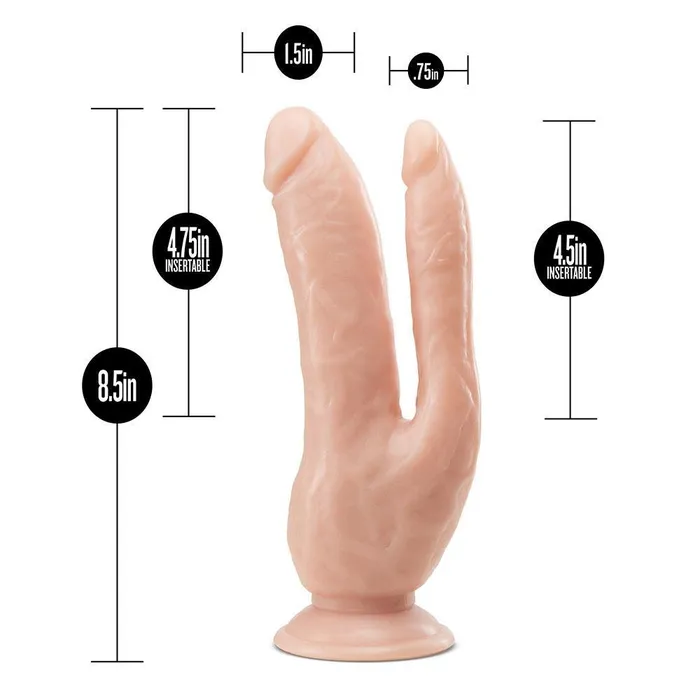 Female Sex Toys Dr Skin Dual 8 Inch Dual Penetrating Dildo With Suction Cup Blush Novelties Female Sex Toys Dr Skin Dual 8 Inch Dual Penetrating Dildo With Suction Cup Blush Novelties