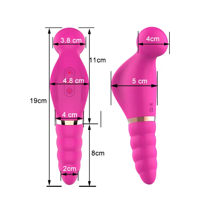 Female Sex Toys JRL JRL Bee Dual Head Wand Massager Vibrator