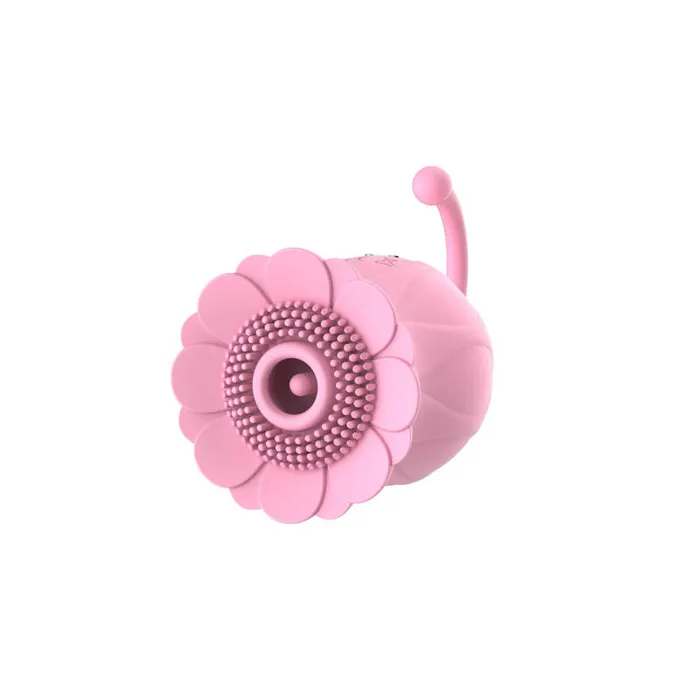 Female Sex Toys SexyPlay HC Little Sunflower Clitoral Suction Vibrator USB Rechargeable Pink