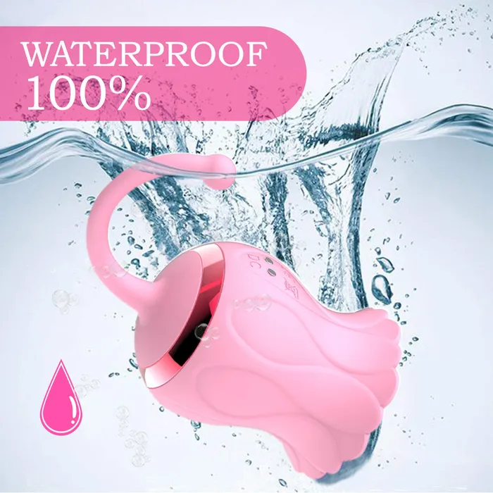 Female Sex Toys SexyPlay HC Little Sunflower Clitoral Suction Vibrator USB Rechargeable Pink