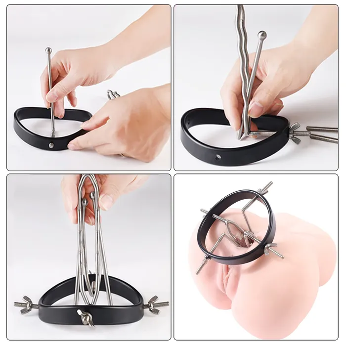 Male Sex Toys RY Resin Base Speculum Anal Plug Hollow Vagina Extender Dilator Toy