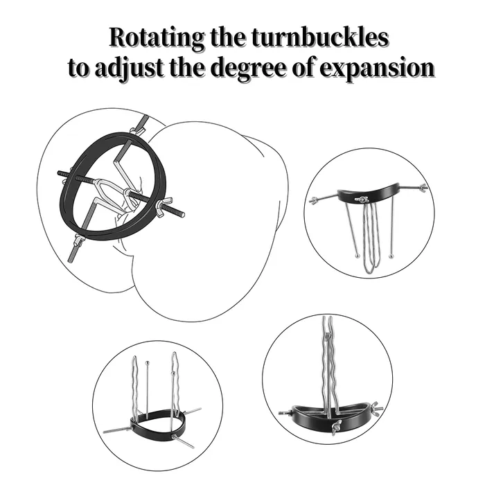 Male Sex Toys RY Resin Base Speculum Anal Plug Hollow Vagina Extender Dilator Toy
