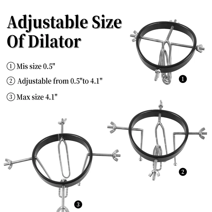 Male Sex Toys RY Resin Base Speculum Anal Plug Hollow Vagina Extender Dilator Toy