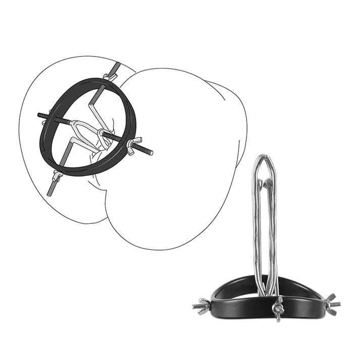 Male Sex Toys RY Resin Base Speculum Anal Plug Hollow Vagina Extender Dilator Toy