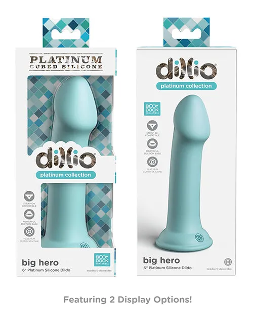 Dillio Platinum 6 Big Hero Silicone Dildo Pipedream Products Dildos
