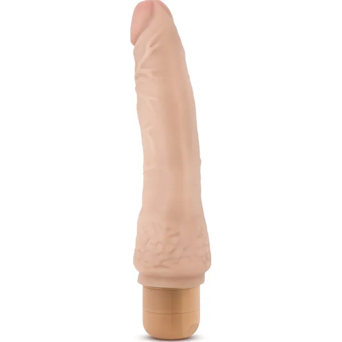 Dr Skin Cock Vibe 7 85in Vibrating Cock Beige Dr Skin Female Sex Toys