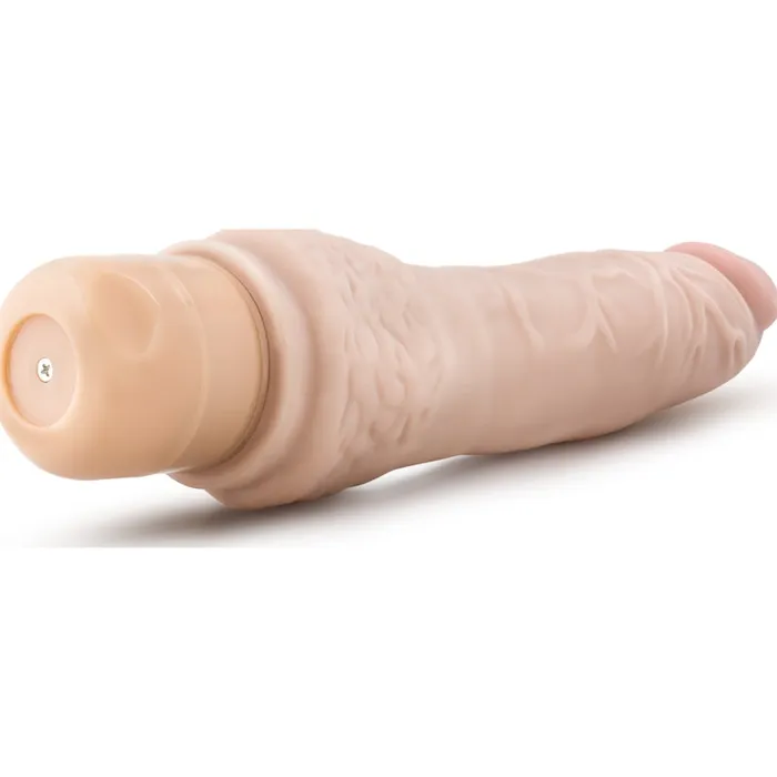 Dr Skin Cock Vibe 7 85in Vibrating Cock Beige Dr Skin Female Sex Toys