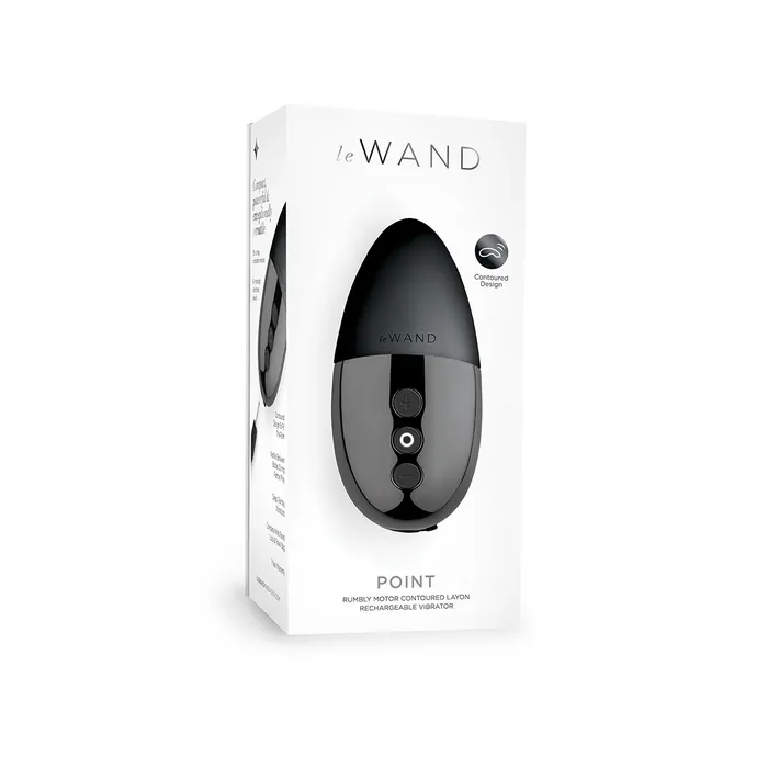 Le Wand Chrome Point Black le Wand Vibrators