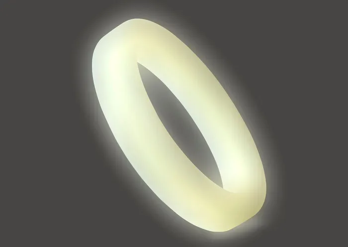 Male Sex Toys PerfectFit Perfect Fit Classic Silicone Medium Stretch Penis Ring 36mm Glow In The Dark