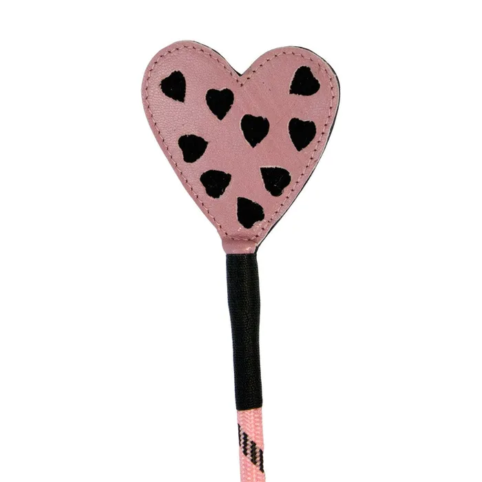 Ruff Doggie Styles Anal Pink Black Heart Crop Ruff Doggie Styles Anal Pink Black Heart Crop