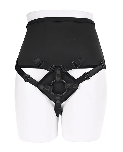 Sportsheets International Saffron High Waisted StrapOn Corset Black Female Sex Toys Sportsheets International Saffron High Waisted StrapOn Corset Black Female Sex Toys