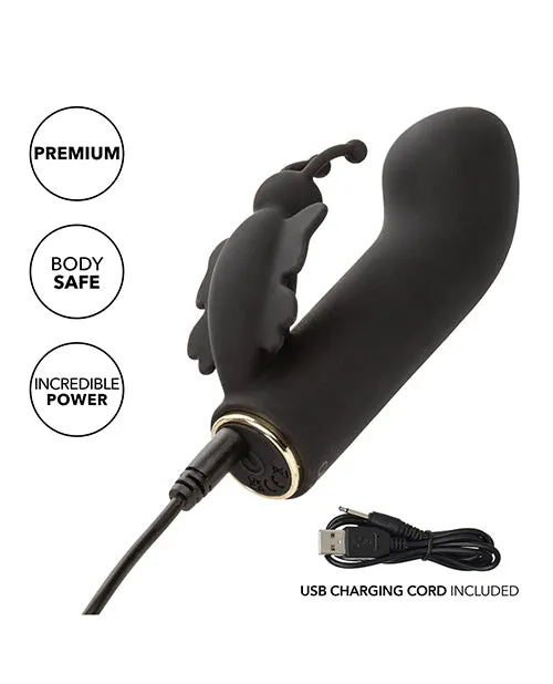 Vibrators California Exotic Novelties Raven Butterfly GSpot Vibrator Black