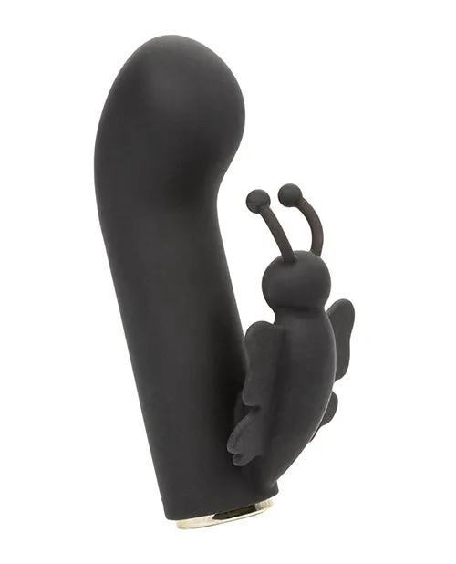 Vibrators California Exotic Novelties Raven Butterfly GSpot Vibrator Black