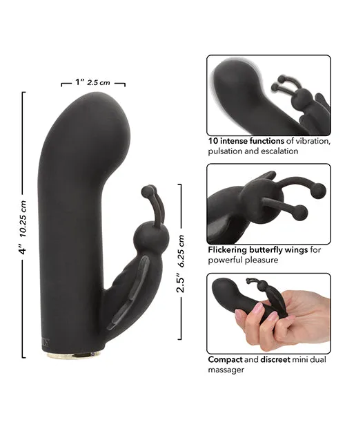 Vibrators California Exotic Novelties Raven Butterfly GSpot Vibrator Black