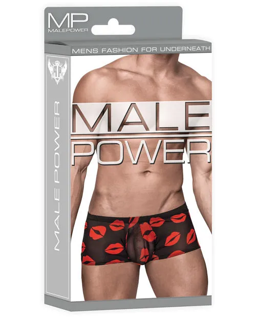 Vibrators Kiss Me Stretch Mesh Mini Short Blkrd Comme Ci Comme Ca