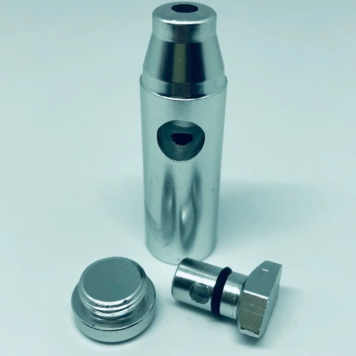 Agung Female Sex Toys Aluminium Snuff Snorter Dispenser Bullet Shape