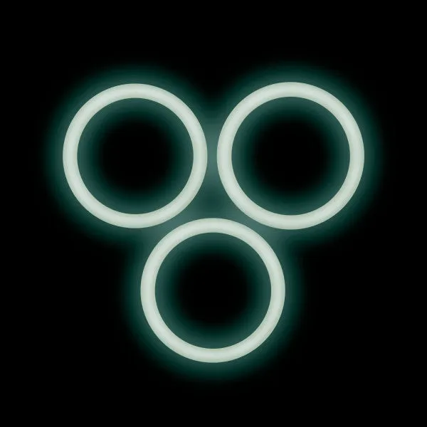 Female Sex Toys Blush Novelties Performance Vs3 Pure Premium Silicone Cockrings Large White