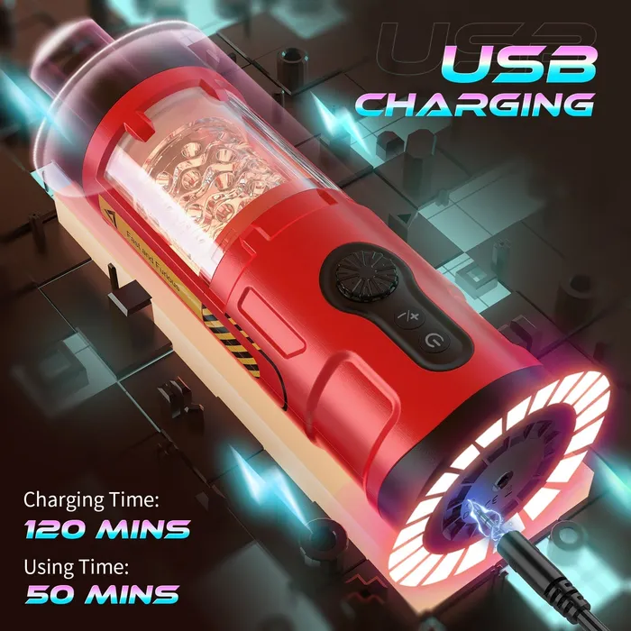 Male Sex Toys Sohimi Upgraded Visible Action Hands Free Male Masturbators
