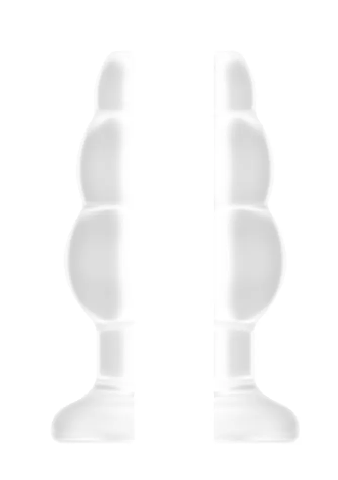 No51 Large Hollow Tunnel Butt Plug 5 Inch Translucent Shots America Anal