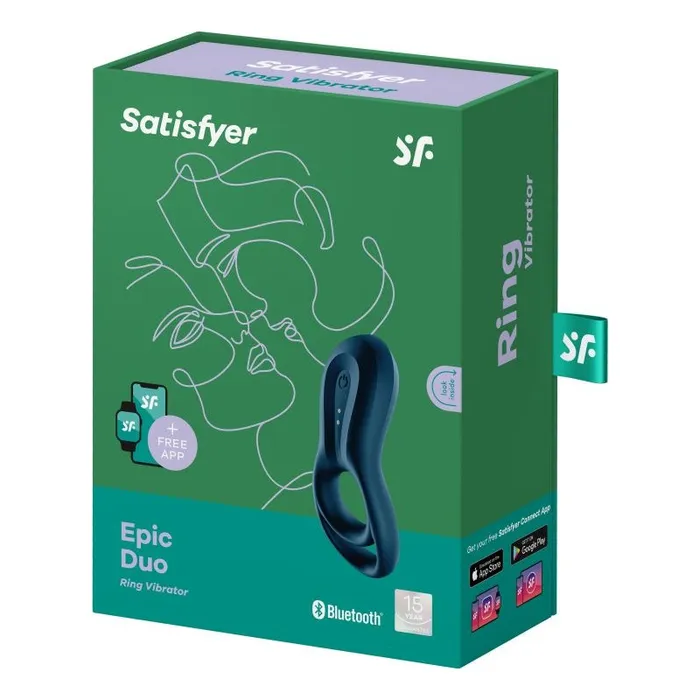 Satisfyer Vibrators Satisfyer Legendary Duo Cockring with Bluetooth App