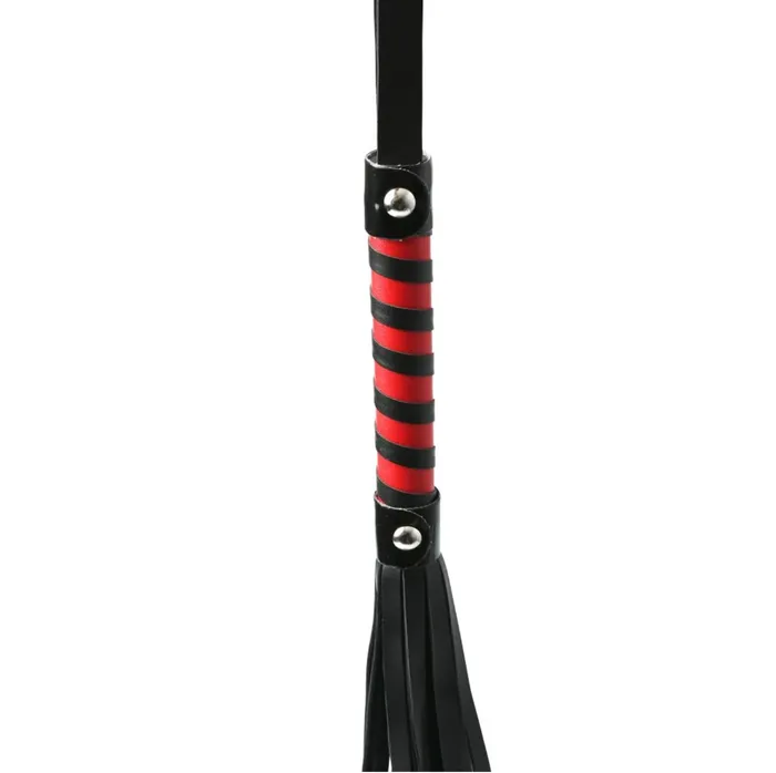 Sex Mischief Anal RED BLACK STRIPED FLOGGER